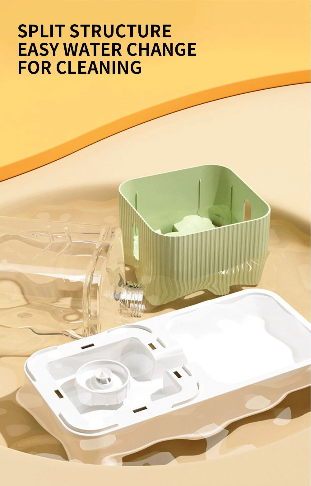 Automatic Pet Feeder 3.5L Large Capacity Pets Feeding Bowls Cat Water Dispenser Dog Food Feeder Drinking Fountain Feeding Bowl