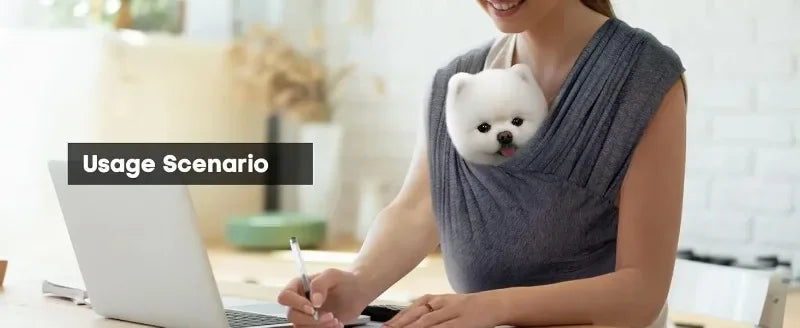 Dog Carrier for Small Dogs Front Facing Dog Carrier Sling Hands Free Cat Sling Size Adjustable Soft Cotton